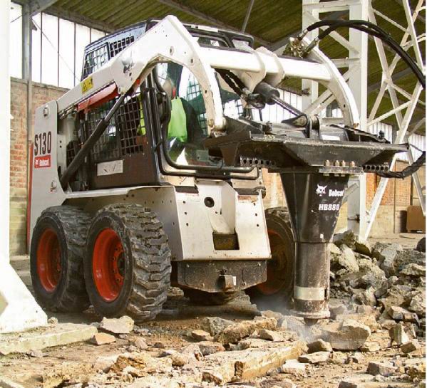 Используемое для сноса навесное оборудование Bobcat